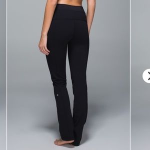 Lululemon Straight Up Pant, black, size 6